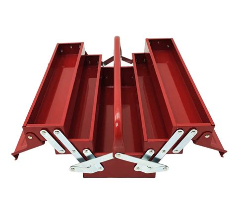 excel tb124 red 14 inch cantilever steel tool box red|Excel International 14.